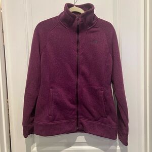 The North Face Women's L Purple Full Zip Jacket